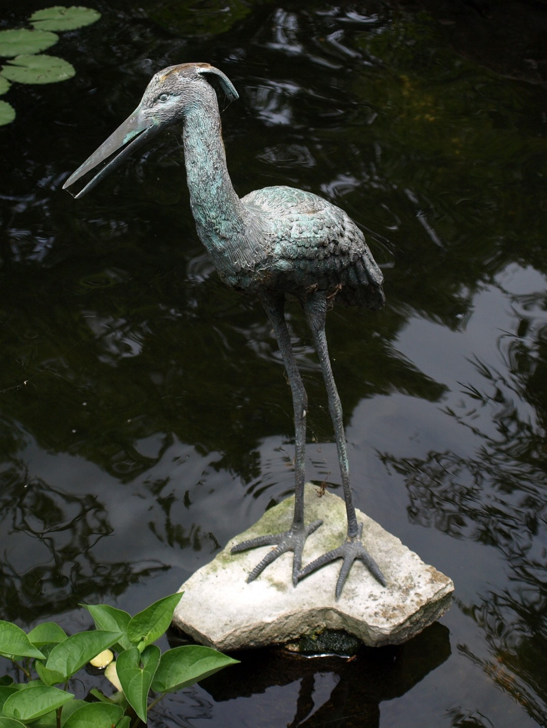Wading Bird Statue